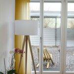 Gardine (Store) orange pastell als Ziervorhang