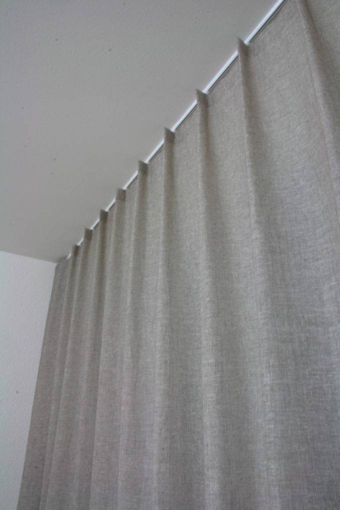 Dekovorhang NEW YORK Modern [beige Hellbeige Grau