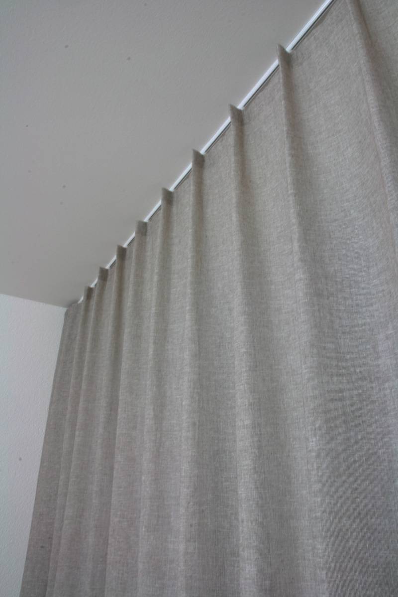 Dekovorhang NEW YORK Modern [beige Hellbeige Grau