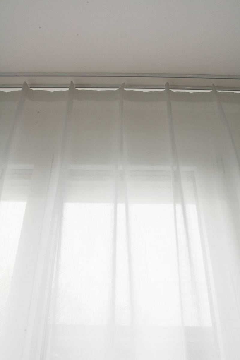 Gardine Store VALENCIA Leinenoptik [weiss Und Ecru Weiss
