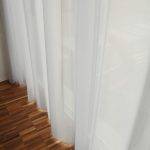 Gardine (Store) VALENCIA leinenoptik ecru weiss Wellen