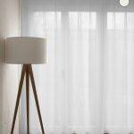 Gardine (Store) VALENCIA leinenoptik weiss