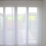 Flächenvorhang GENEVA weiss und ecru weiss transparent (Flächenvorhänge online)