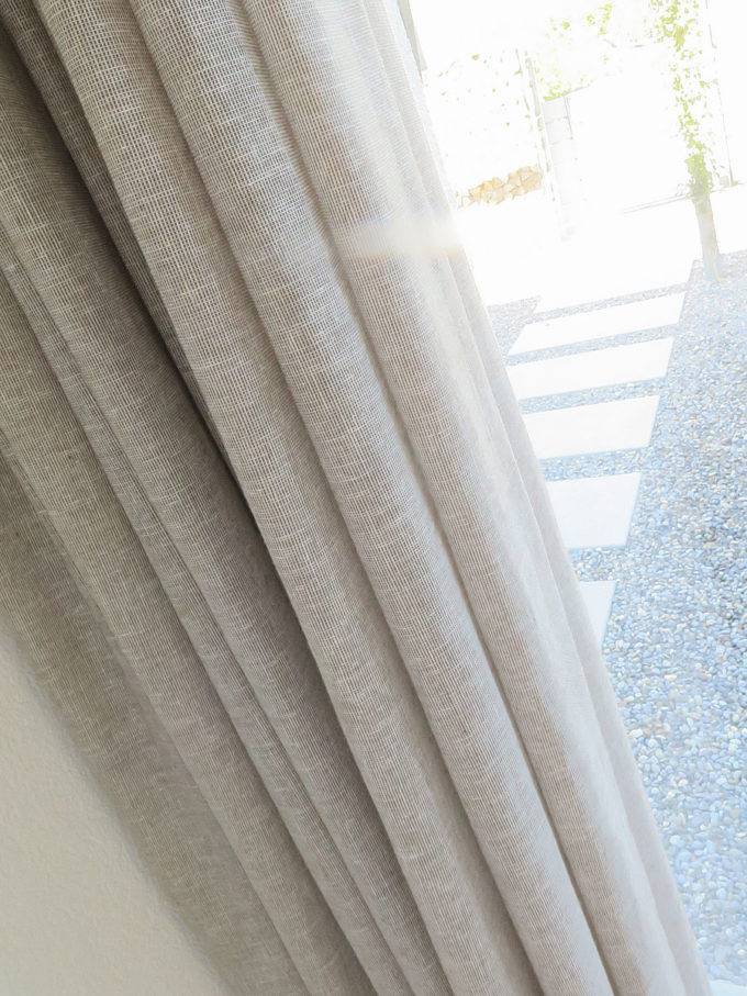 Dekovorhang NEW YORK Modern [beige Hellbeige Grau