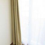Ziervorhang: Blackout/Verdunkelungs/Hotelvorhang ZÜRICH in gold/beige