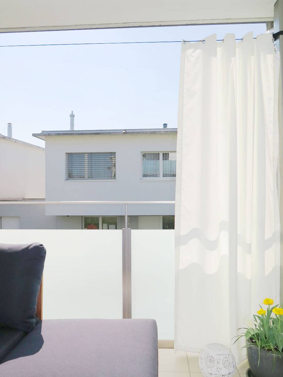 Outdoor Vorhang SANTORINI Nach Mass [weiss]