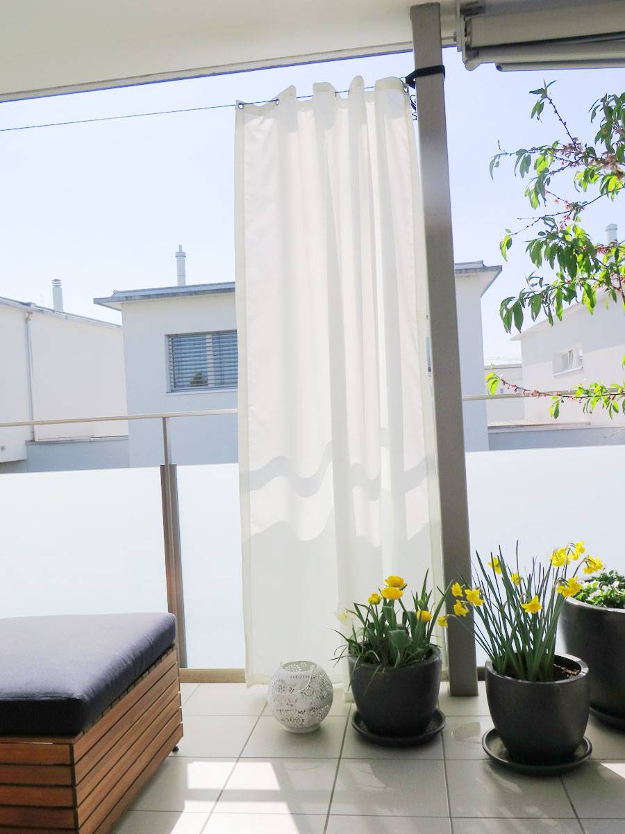 Outdoor Vorhang SANTORINI Nach Mass [weiss]