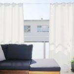 Outdoor Vorhang Santorini 138cm Breit Fertigvorhang Weiss Vorhang123 At