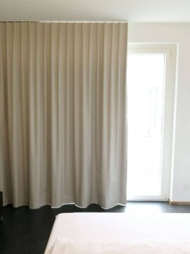 LW21 Moderne Hotelzimmer Hotel Verdunkler Vorhang Gardine rot schwarz Store 