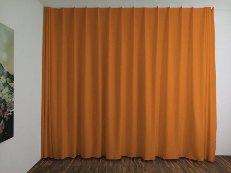 vorhang terracotta