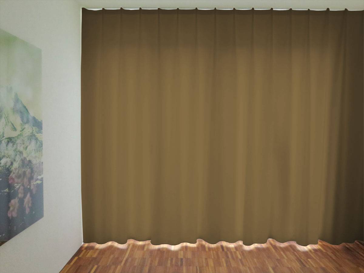 Schlafzimmer Einrichten Nachtvorhang Lugano Braun Blickdicht Edler Glanz Vorhang123 At