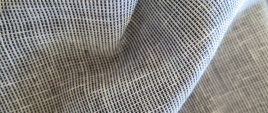 Stoffmuster Vorhang Grau